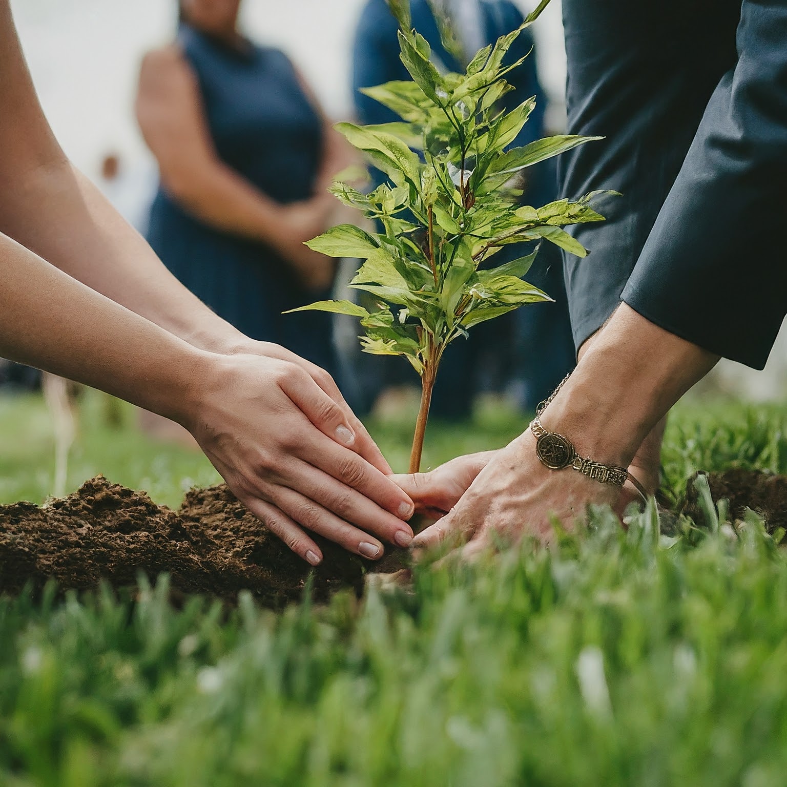 Memorial tree planting